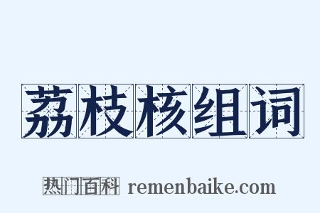 荔枝核组词是什么意思的图片